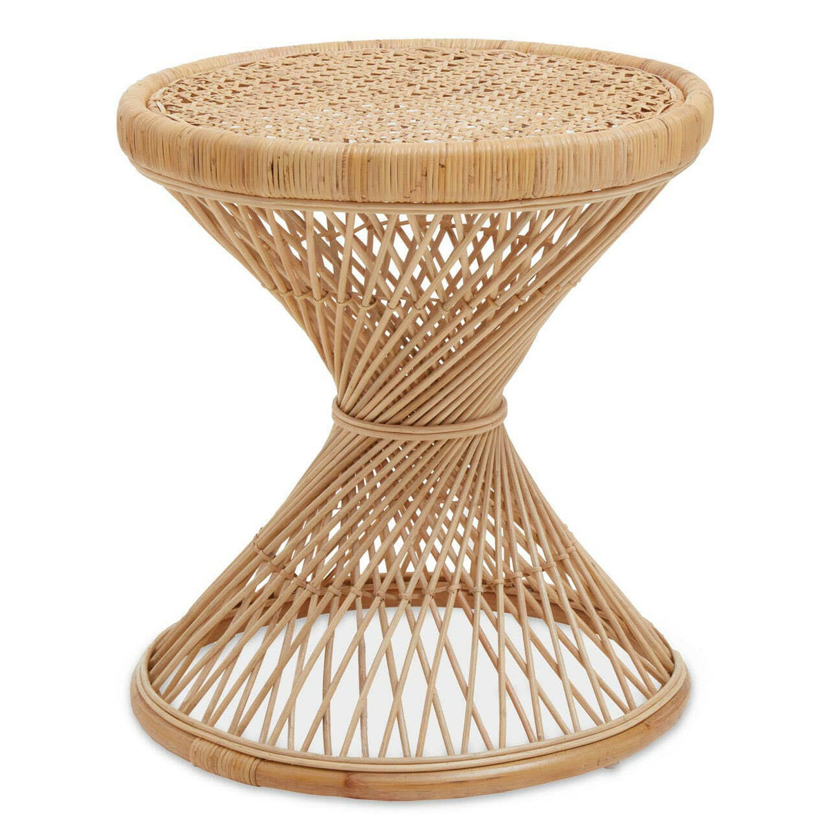 Mataram Natural Twisted Stool.