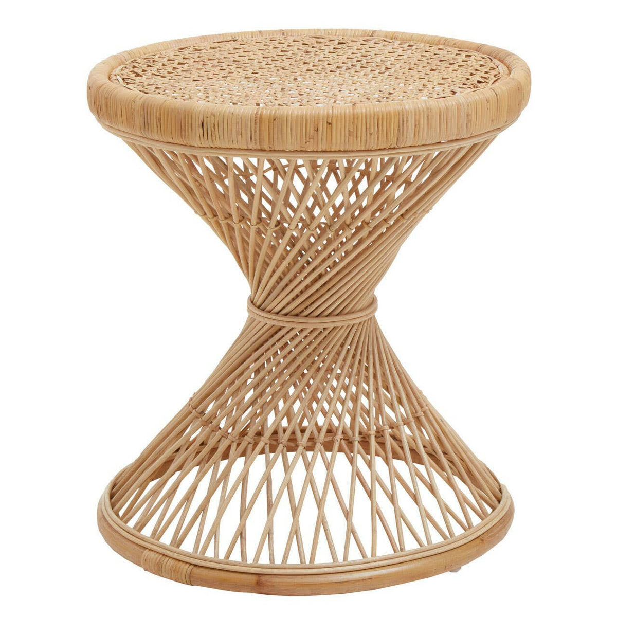 Mataram Natural Twisted Stool.
