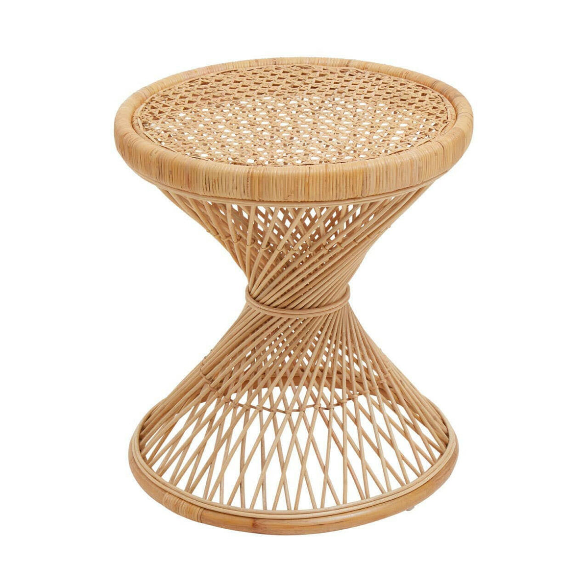 Mataram Natural Twisted Stool.
