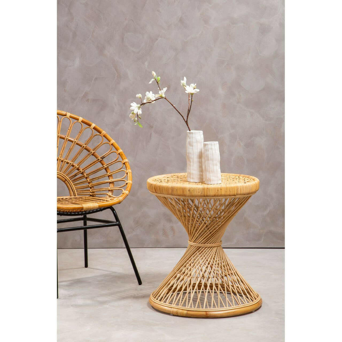 Mataram Natural Twisted Stool.