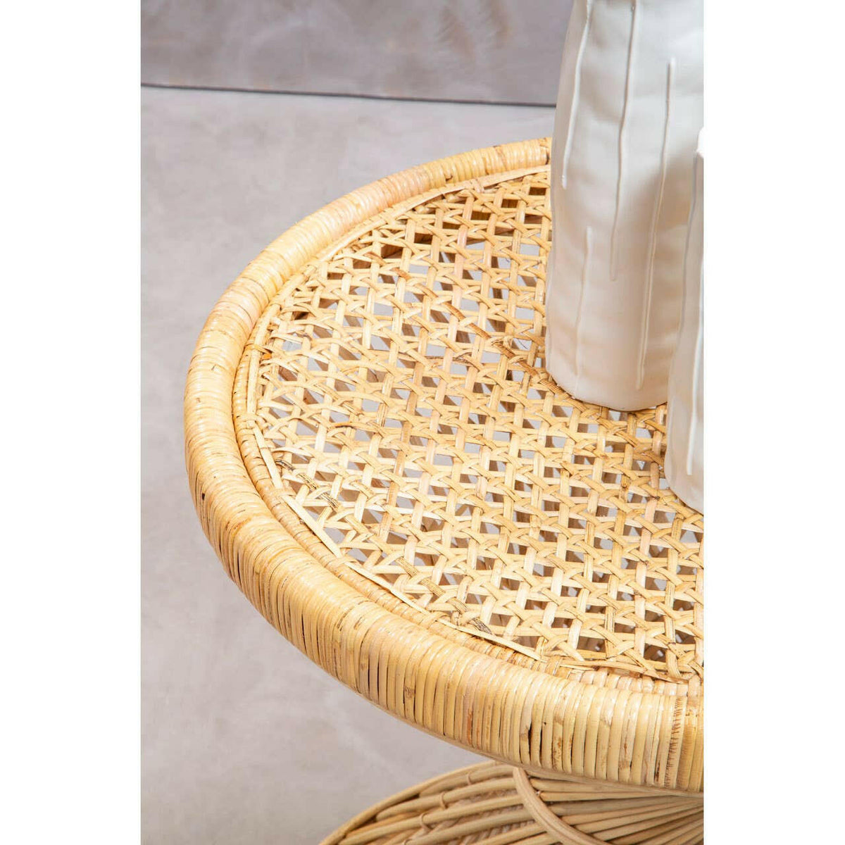 Mataram Natural Twisted Stool.
