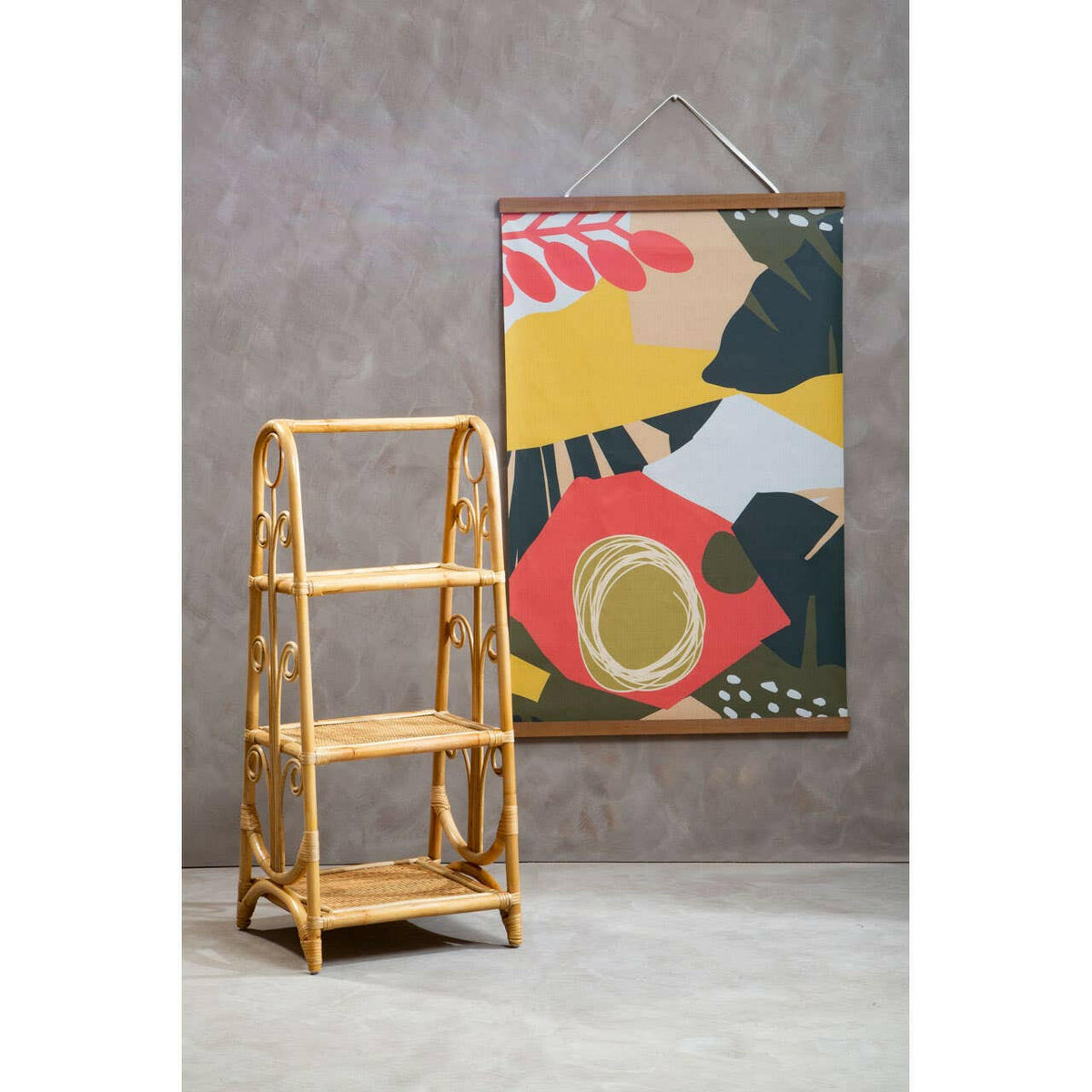 Mataram Three Tier Shelf Unit.