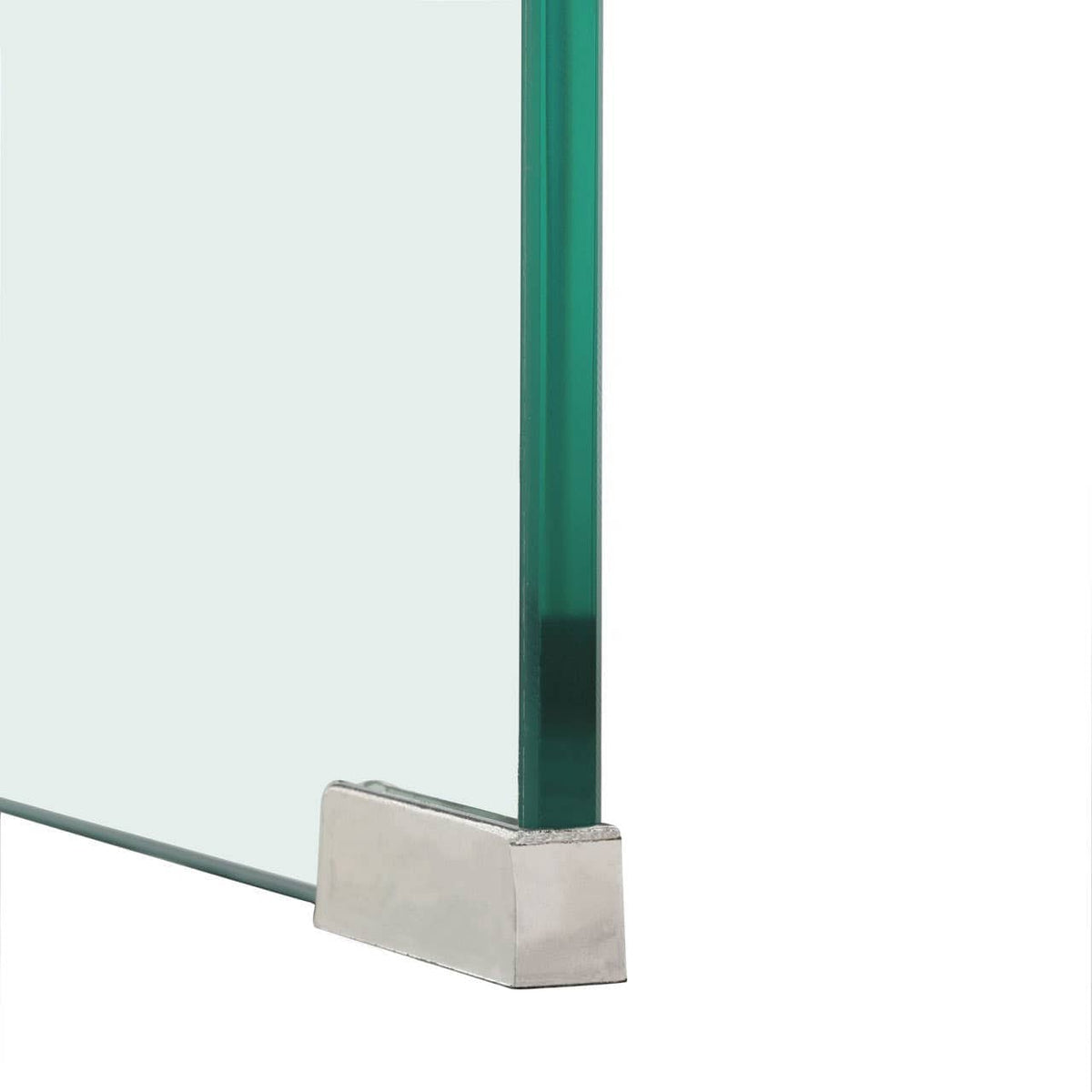 Noosa & Co. Living Matrix Clear Bent Glass Coffee Table House of Isabella UK