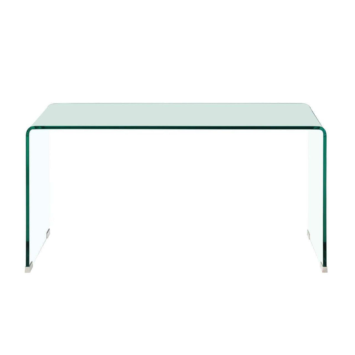 Noosa & Co. Living Matrix Clear Bent Glass Coffee Table House of Isabella UK