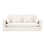 Noosa & Co. Living Menton 3 Seat Cream Sofa House of Isabella UK