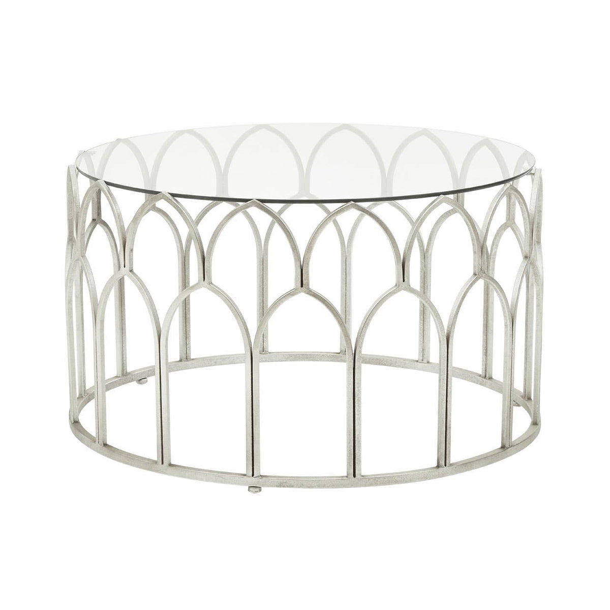 Merlin Silver Leaf Coffee Table.