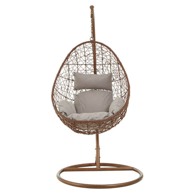 Noosa & Co. Living Messi Brown Rattan Hanging Chair House of Isabella UK