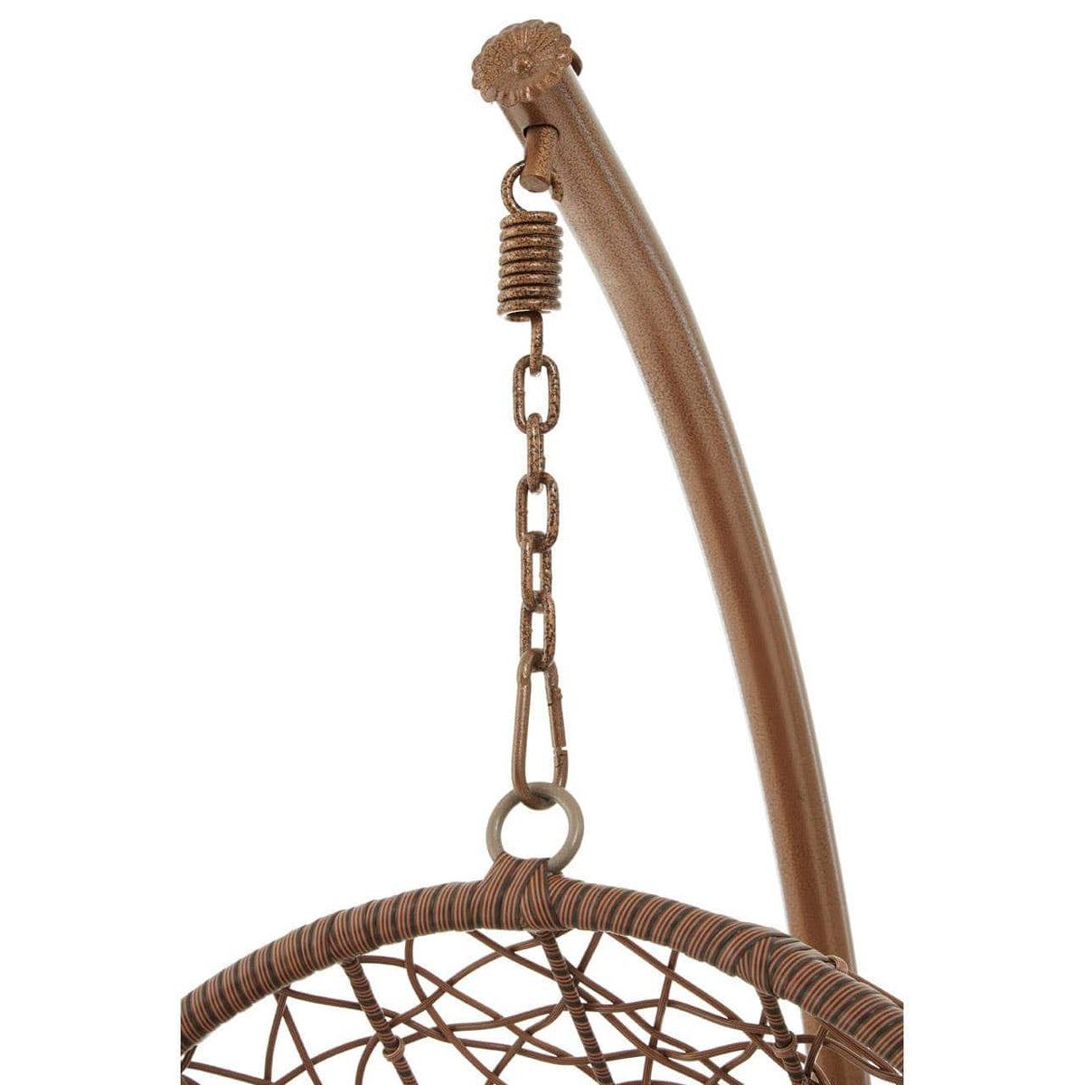 Messi Brown Rattan Hanging Chair.