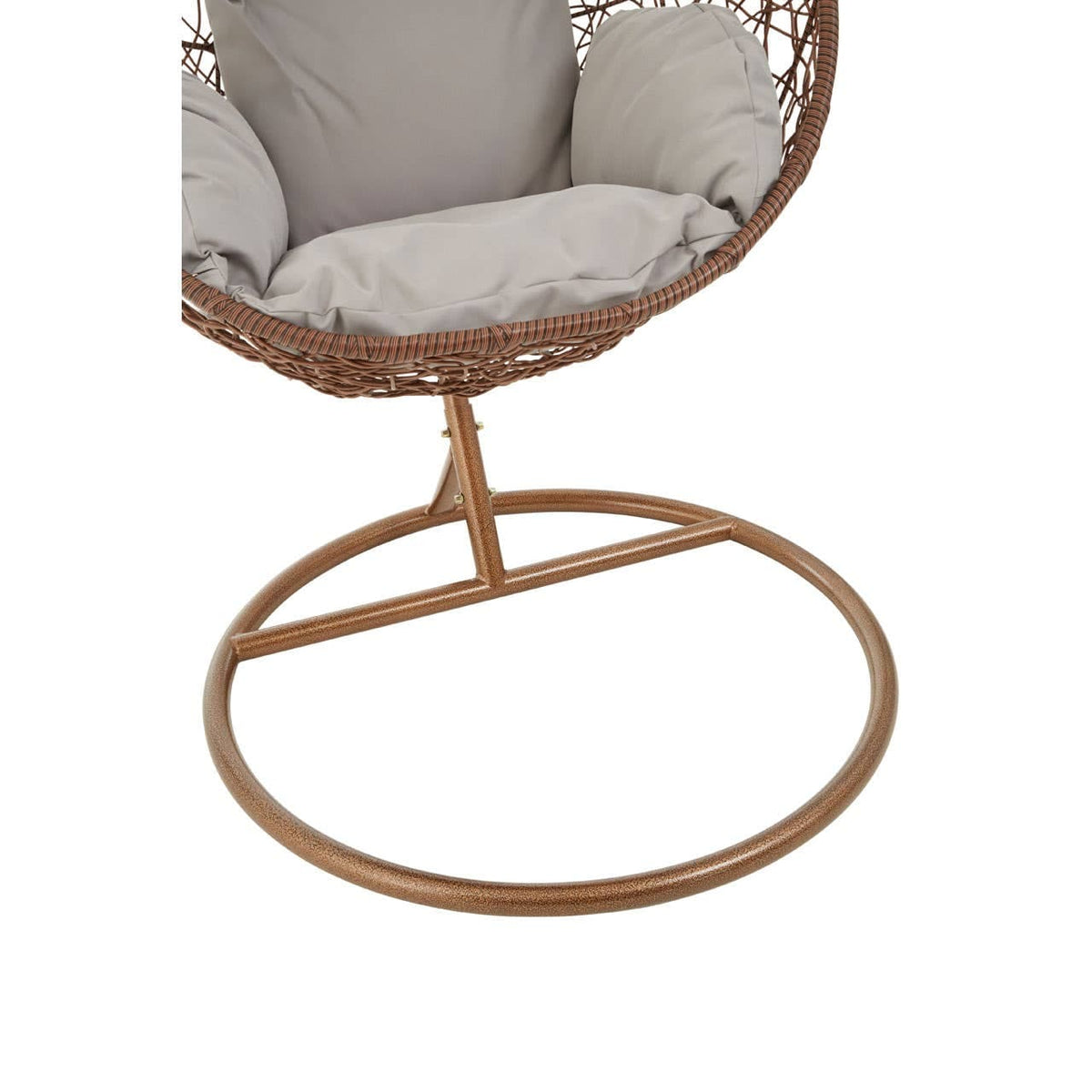 Messi Brown Rattan Hanging Chair.