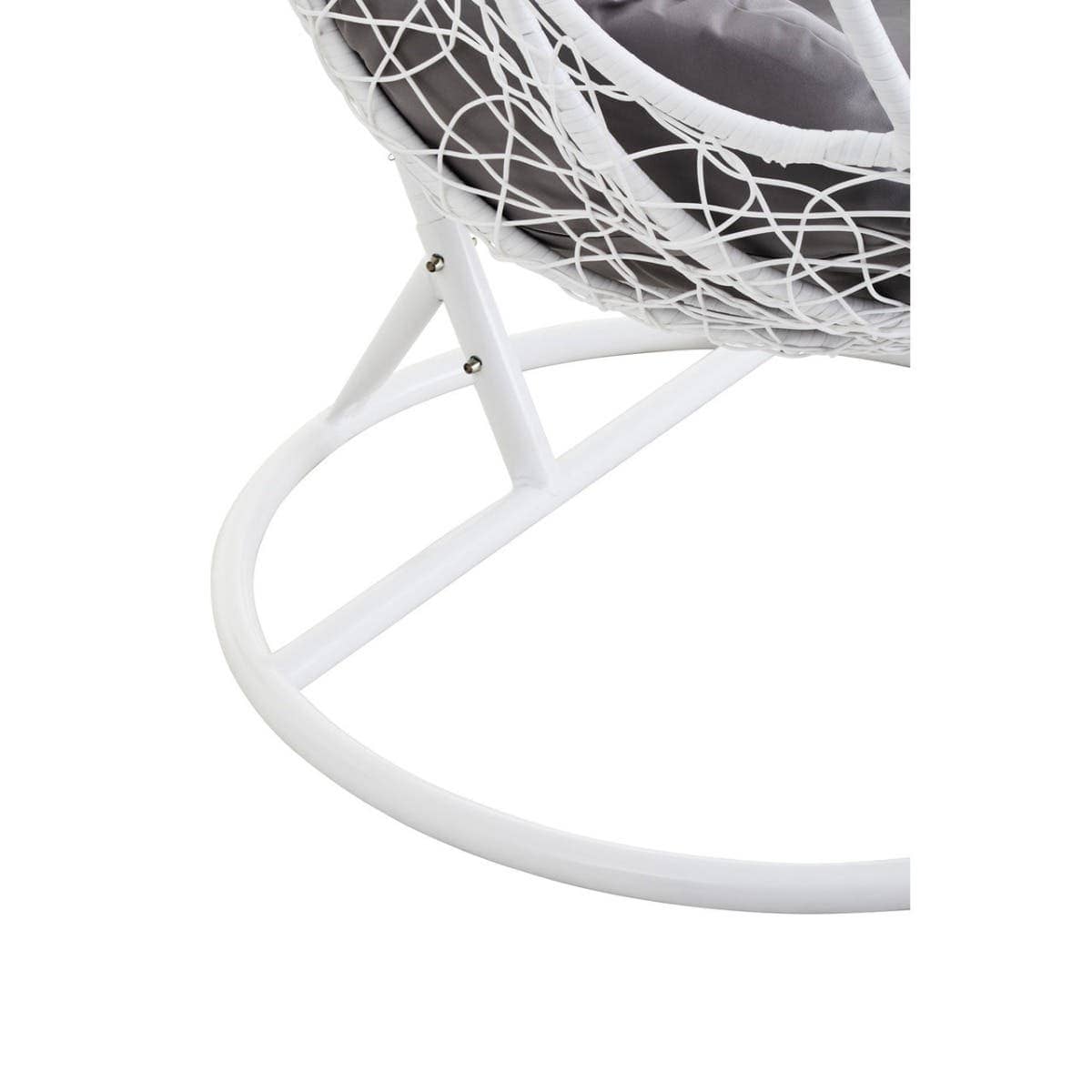 Noosa & Co. Living Messi Cut Out Sides White Hanging Chair House of Isabella UK