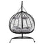 Messi Double Black Hanging Chair.