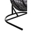 Messi Double Black Hanging Chair.