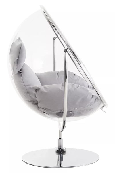 Noosa & Co. Living Messi Hanging Chair With Grey Cushions House of Isabella UK