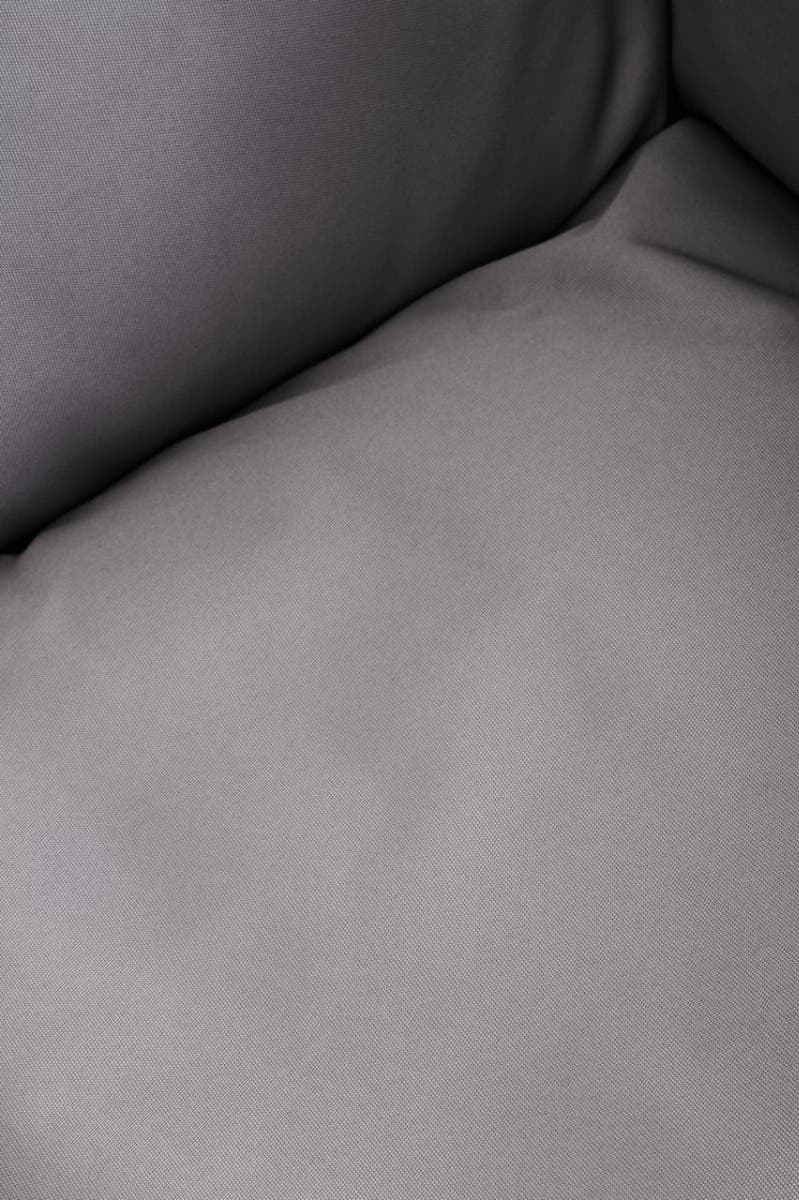 Messi Hanging Chair With Grey Cushions.