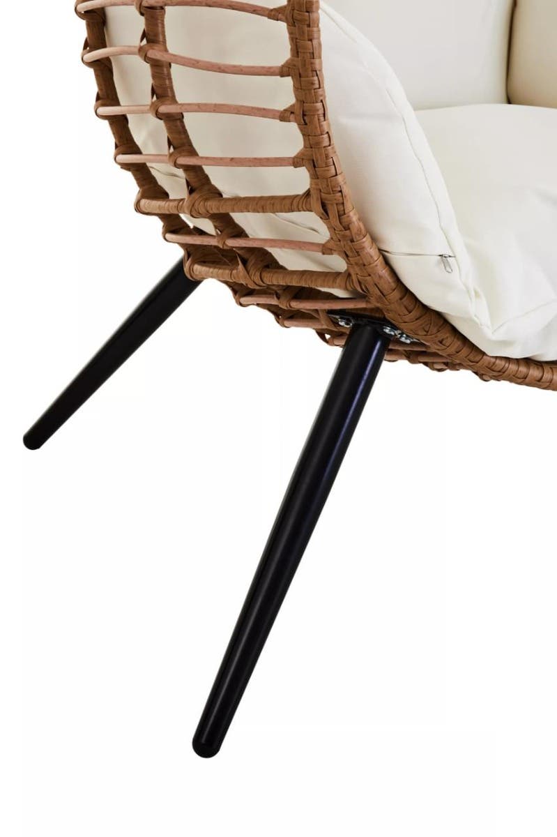 Messi Natural Rattan Effect Chair.