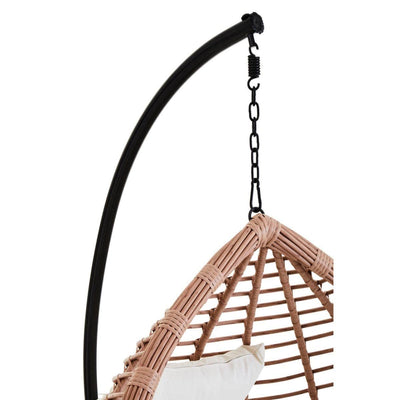 Noosa & Co. Living Messi Natural Rattan Effect Hanging Chair House of Isabella UK