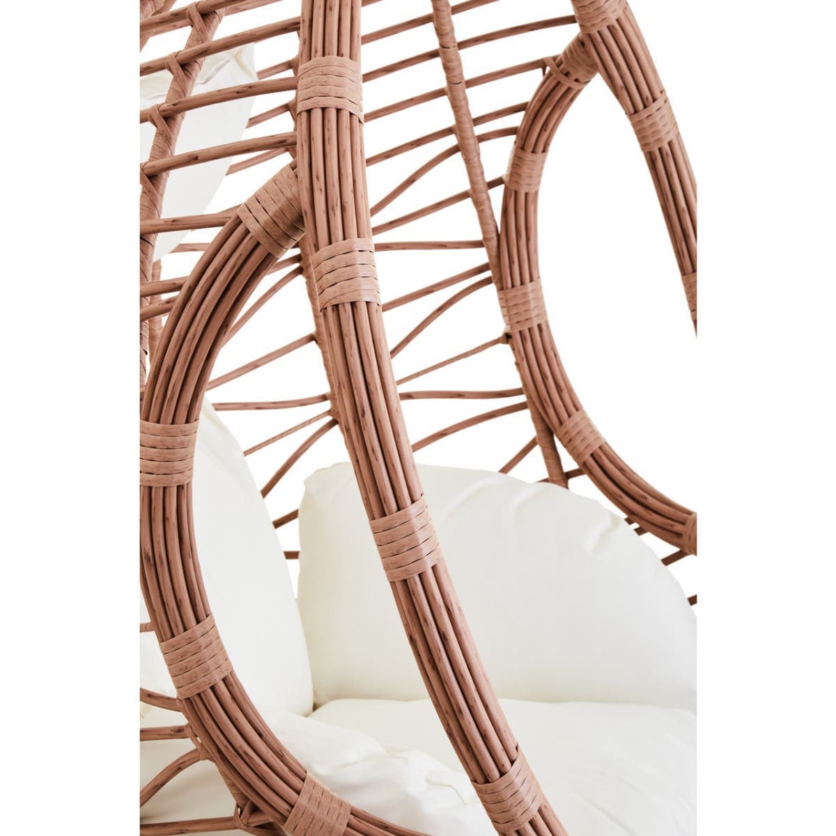 Noosa & Co. Living Messi Natural Rattan Effect Hanging Chair House of Isabella UK