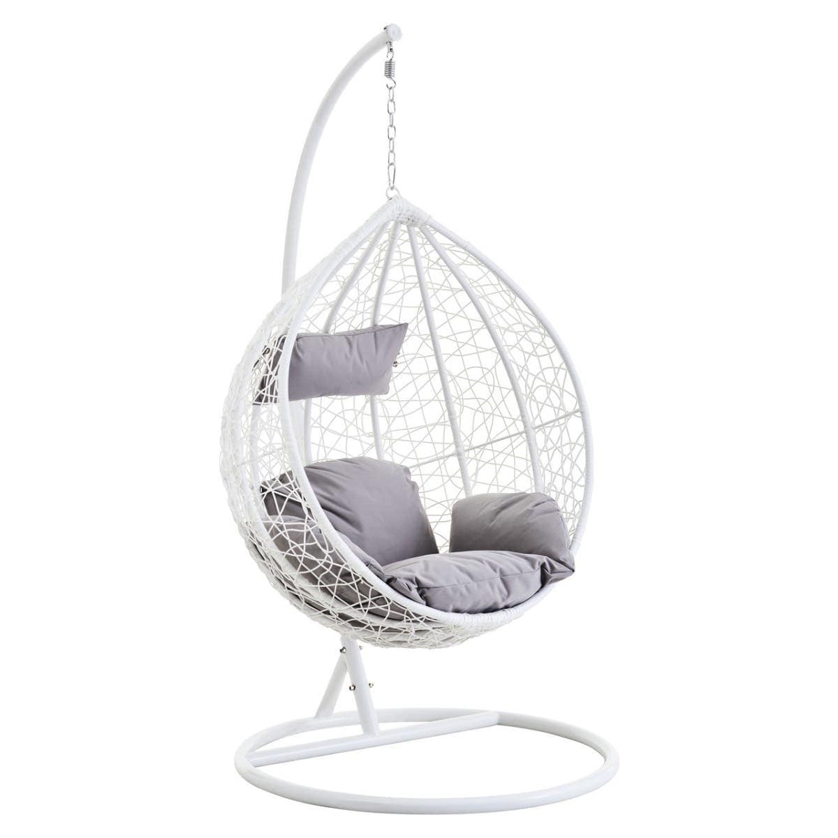 Noosa & Co. Living Messi White Hanging Chair House of Isabella UK