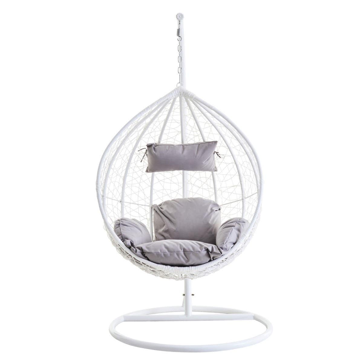 Noosa & Co. Living Messi White Hanging Chair House of Isabella UK