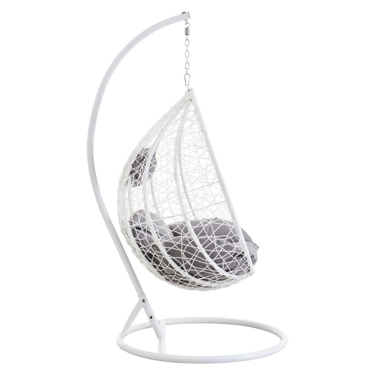 Noosa & Co. Living Messi White Hanging Chair House of Isabella UK