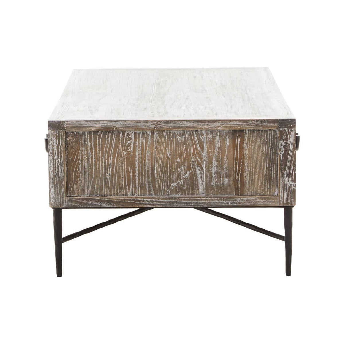 Noosa & Co. Living Milan 2 Drawer Recycled Elm Wood Coffee Table House of Isabella UK