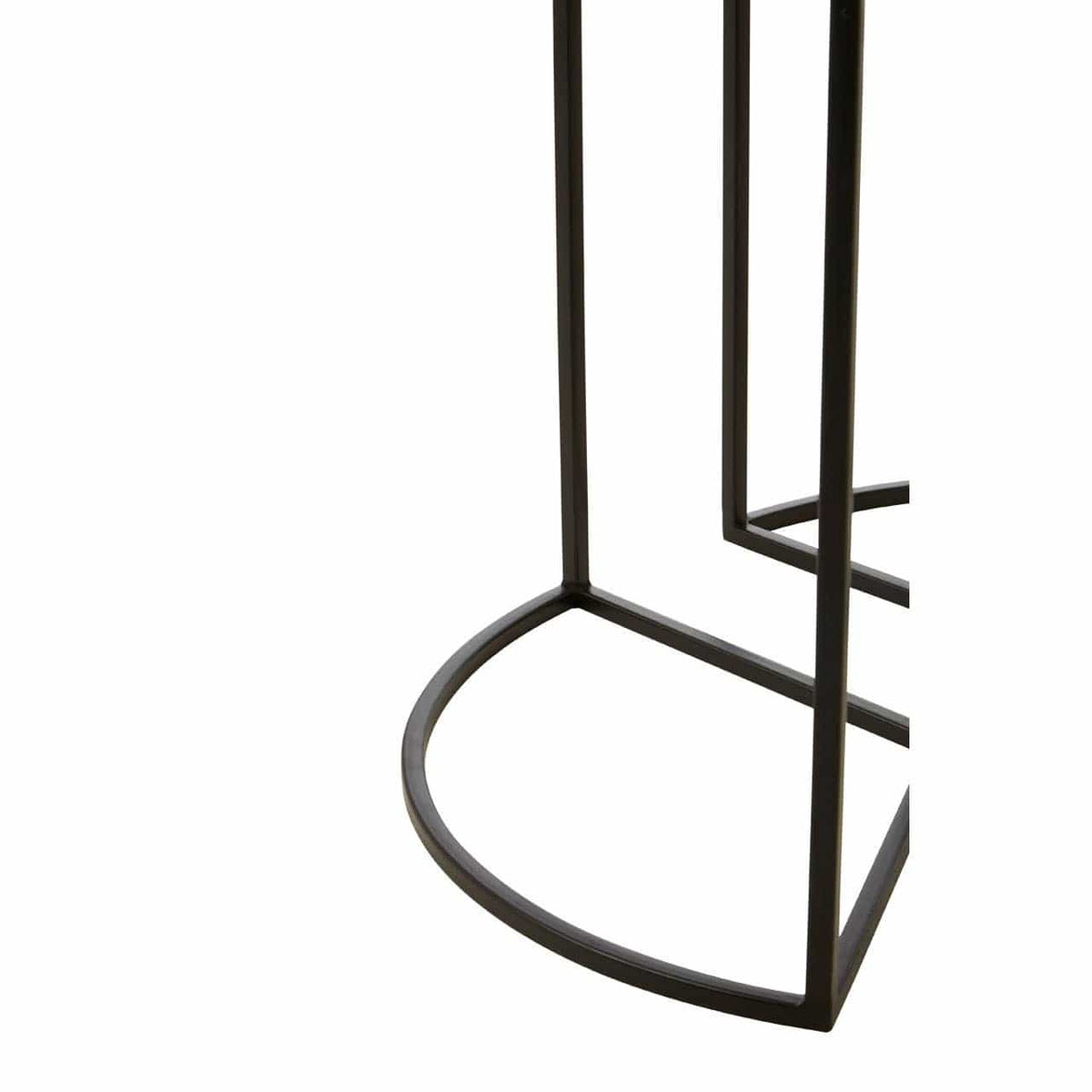 Mirano Set Of 3 Assorted Round Side Tables.