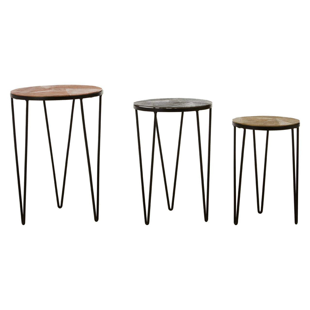 Mirano Set Of 3 Side Tables.