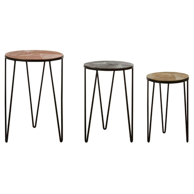 Noosa & Co. Living Mirano Set Of 3 Side Tables House of Isabella UK