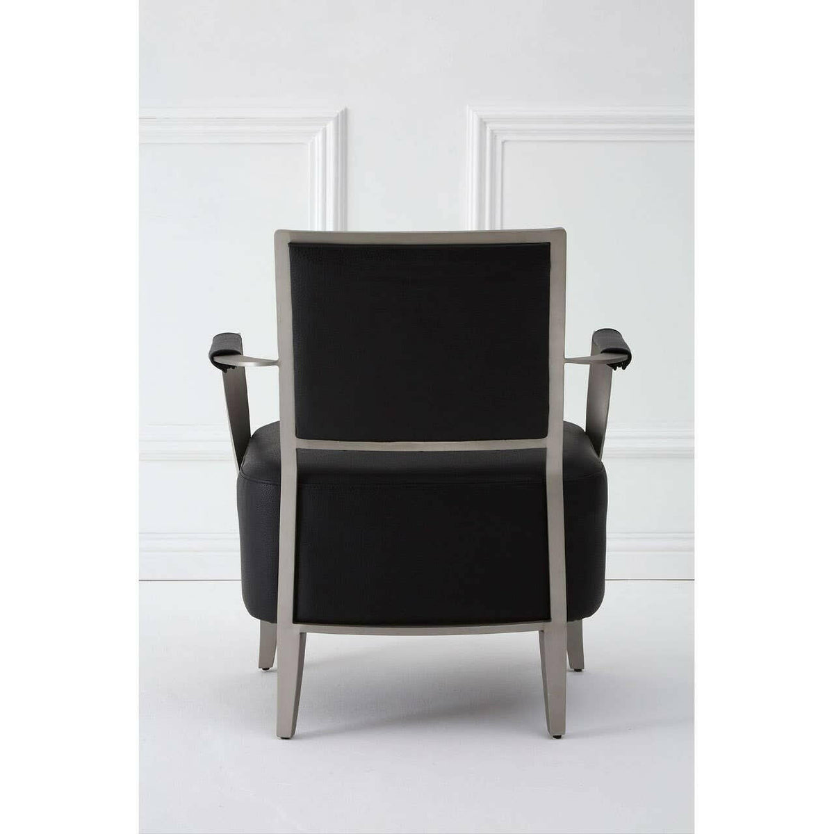 Moda Black Leather Chair.