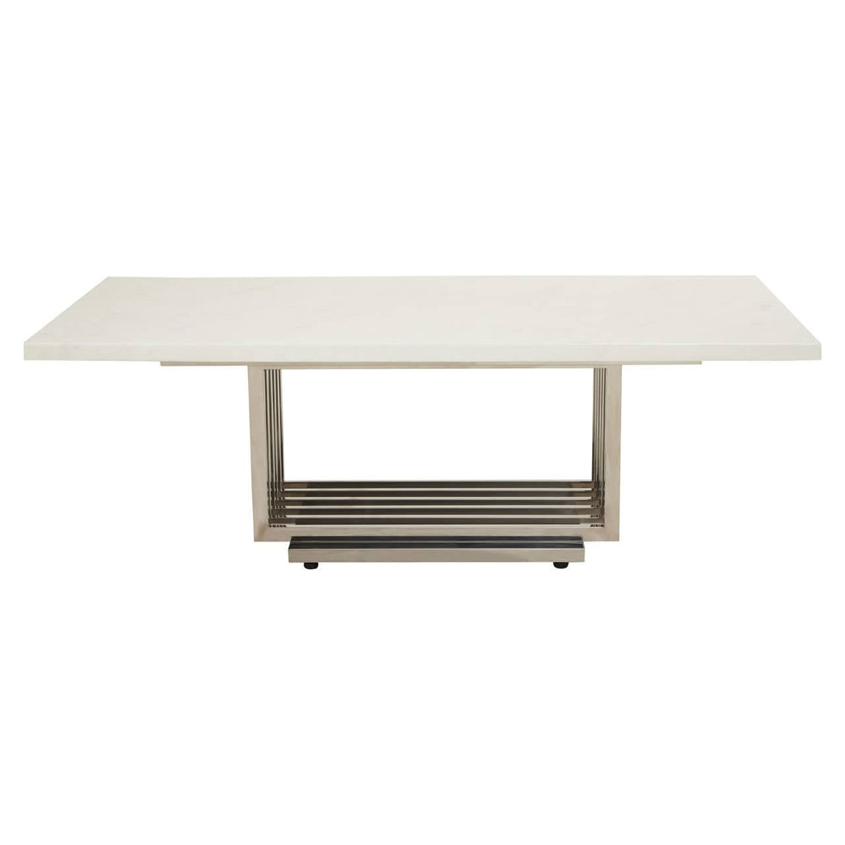 Moda White Marble Coffee Table.