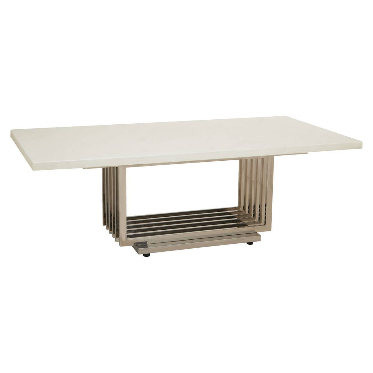 Moda White Marble Coffee Table.