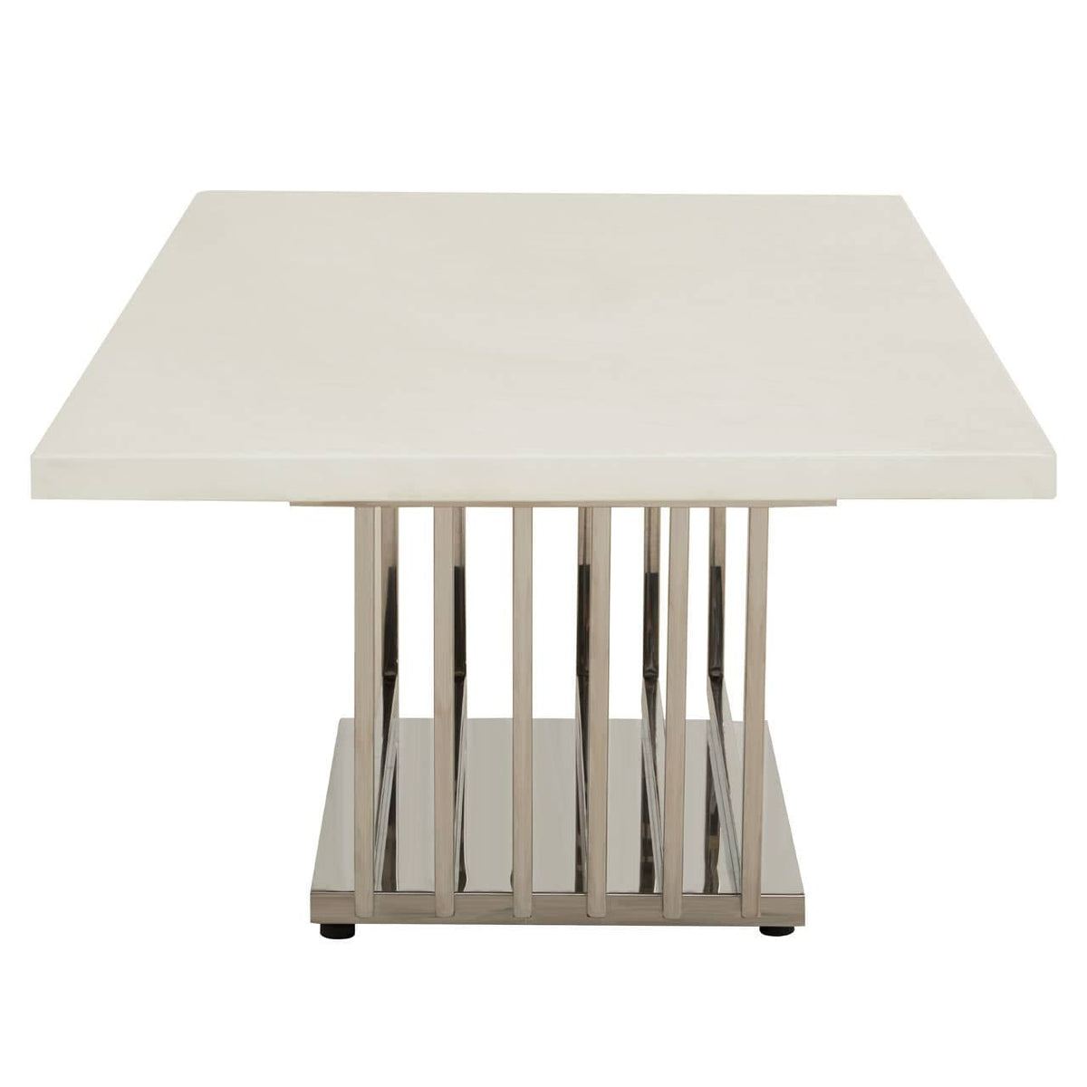 Moda White Marble Coffee Table.
