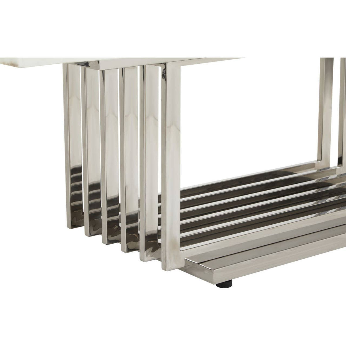 Moda White Marble Coffee Table.