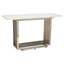 Moda White Marble Console Table.