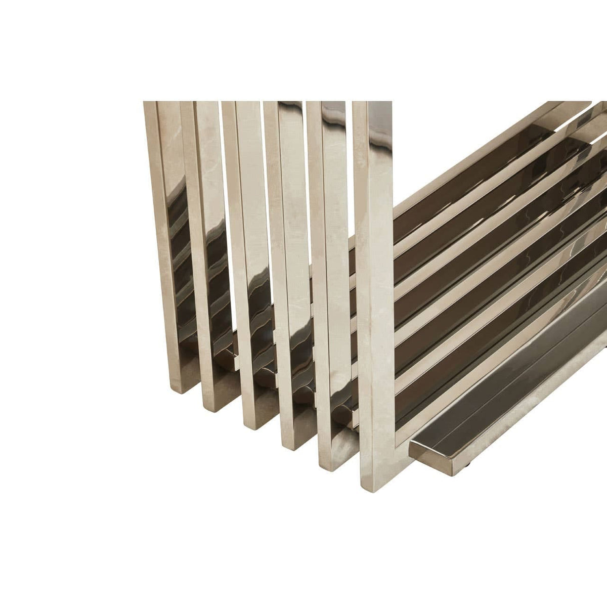 Moda White Marble Console Table.