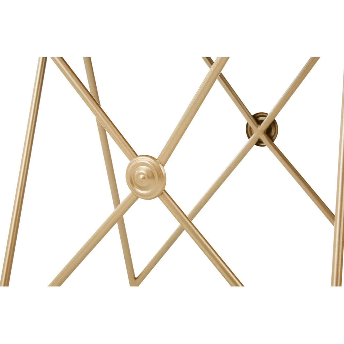 Monroe Gold Finish Side Tables.