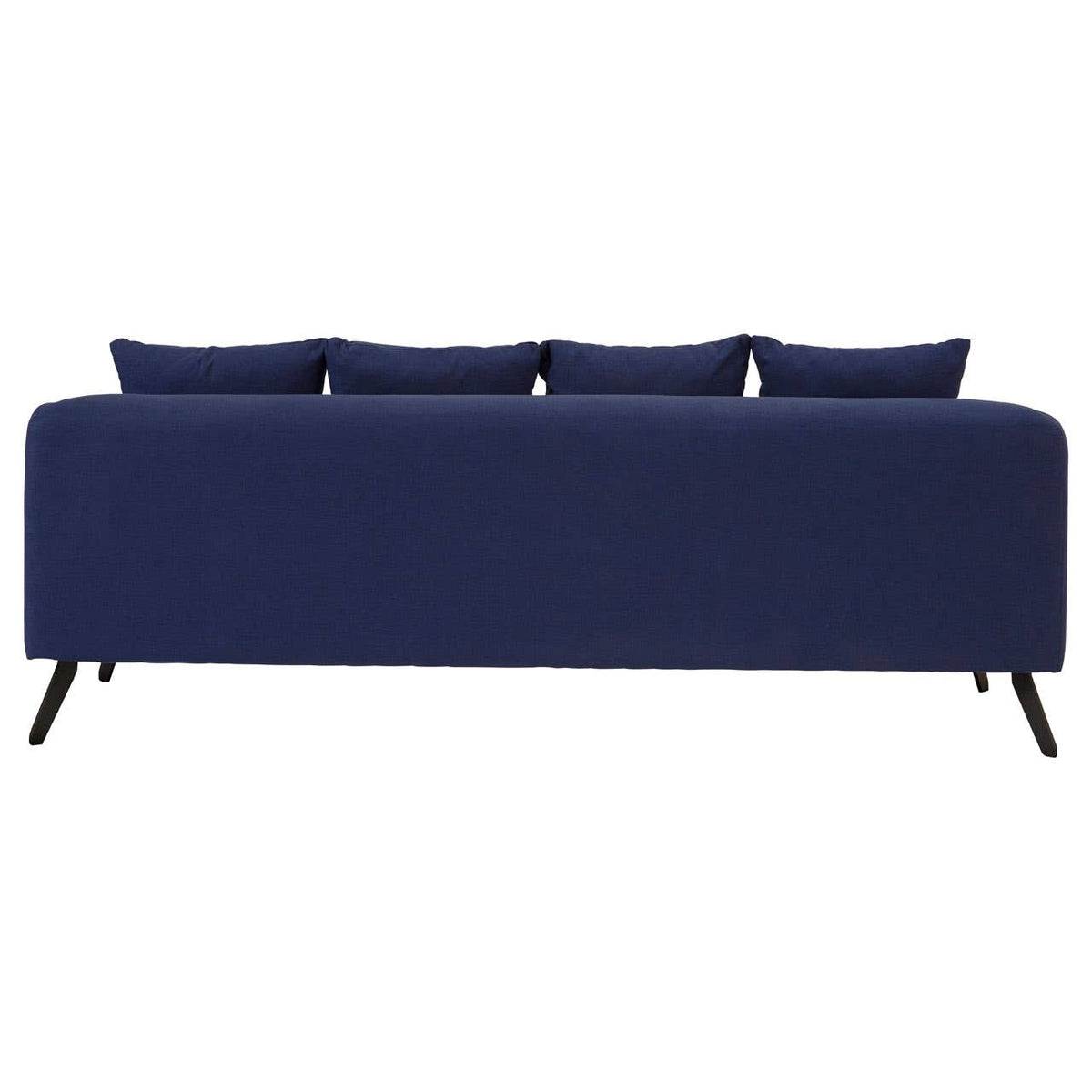 Mylo 3 Seater Navy Fabric Sofa.