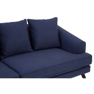 Noosa & Co. Living Mylo 3 Seater Navy Fabric Sofa House of Isabella UK