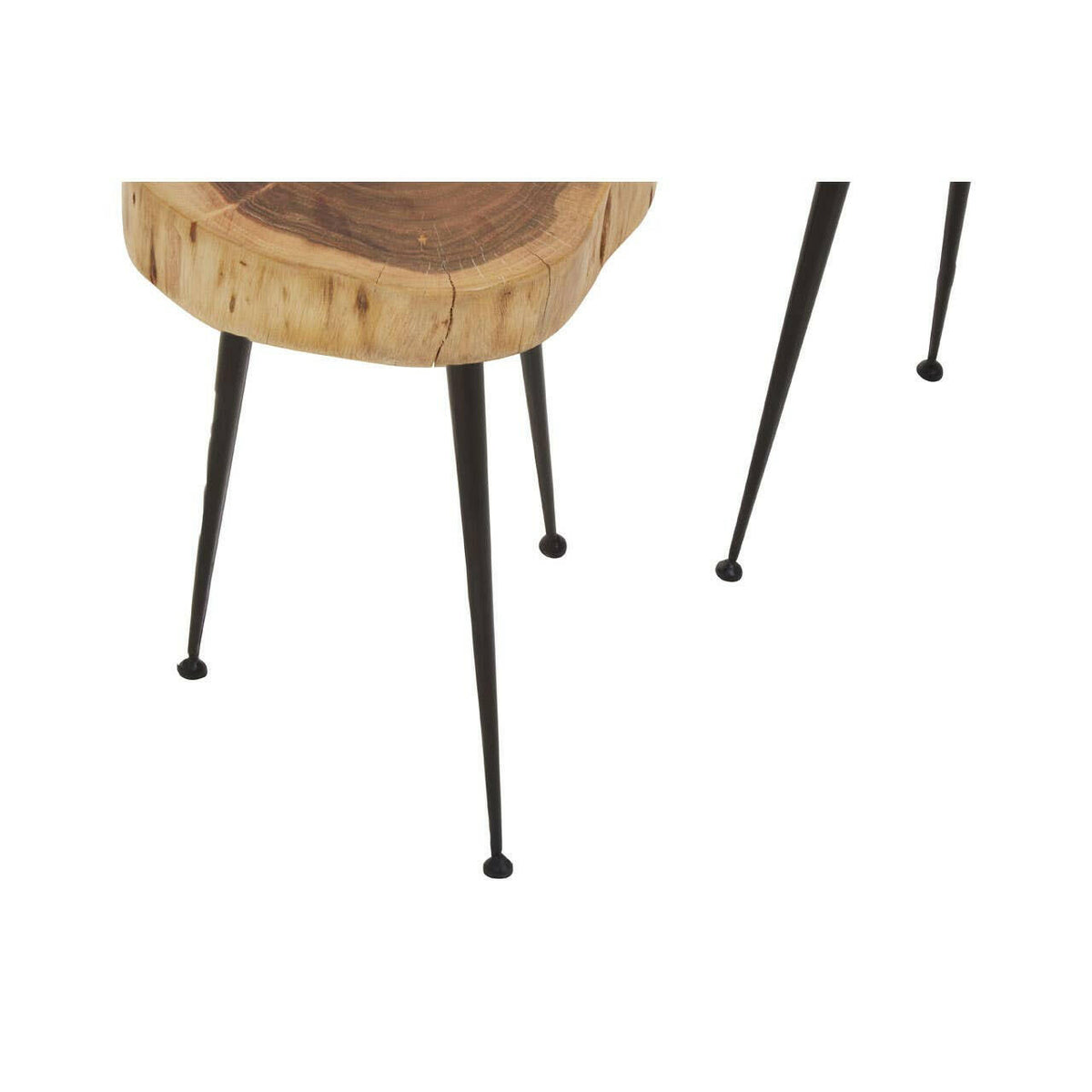 Nandri Set Of 2 Acacia Wood Side Tables.