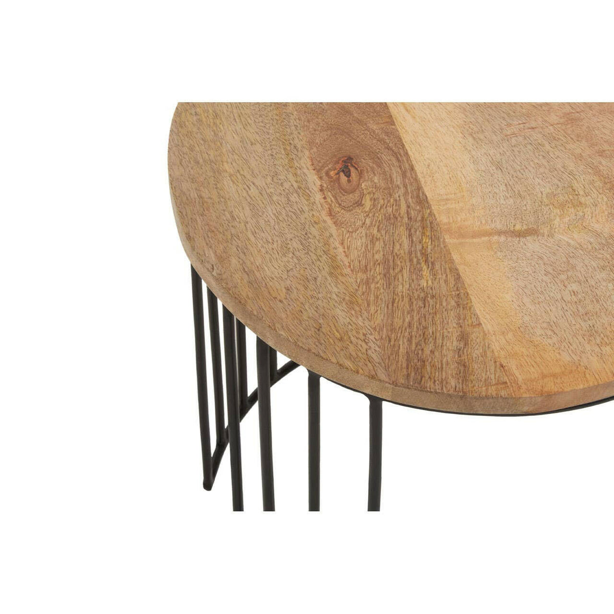 Nandri Set Of 2 Mango Wood Side Tables.