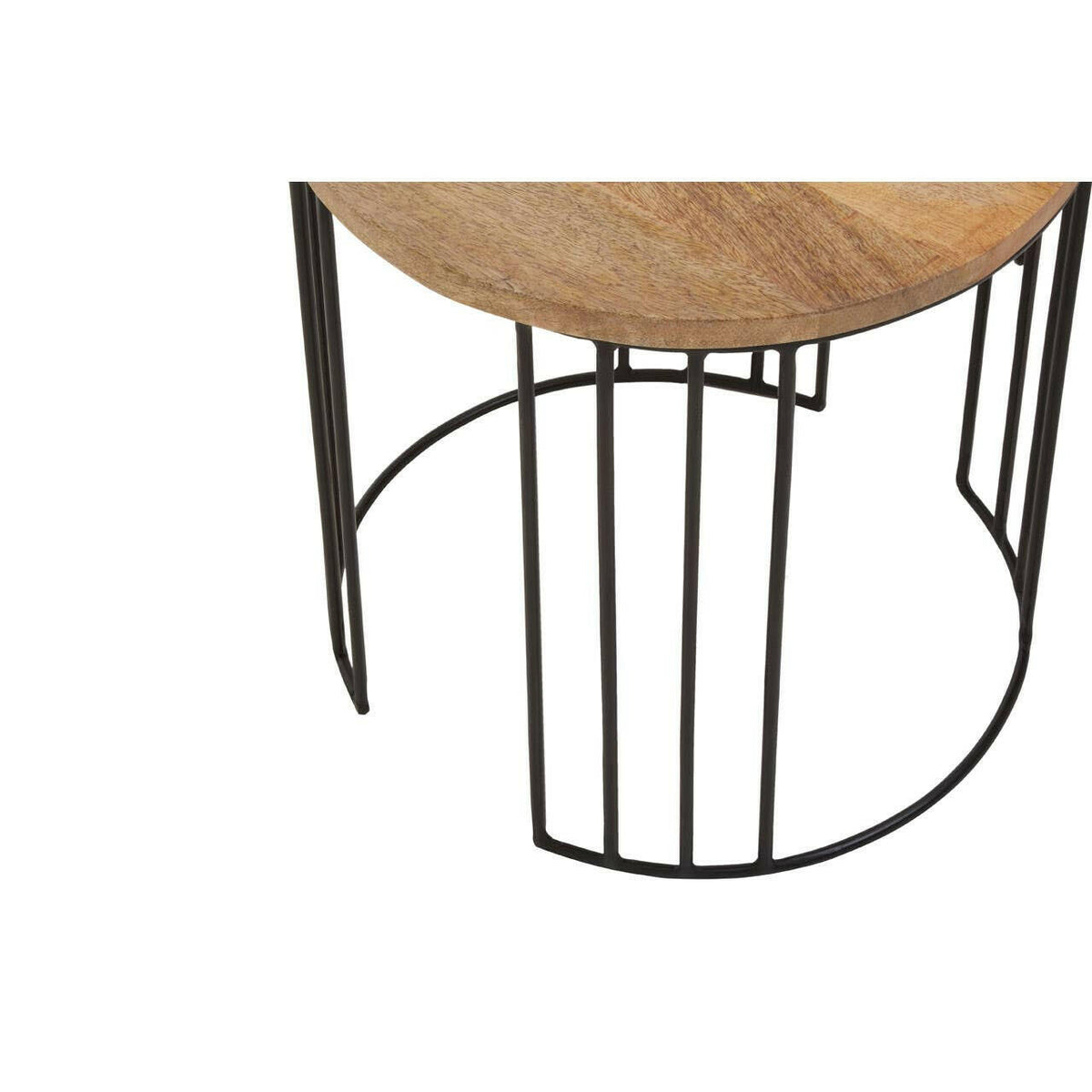 Nandri Set Of 2 Mango Wood Side Tables.