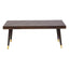 Naro Mango Wood And Gold Finishing Coffee Table.