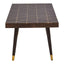 Naro Mango Wood And Gold Finishing Coffee Table.