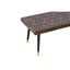 Naro Mango Wood And Gold Finishing Coffee Table.