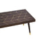 Naro Mango Wood And Gold Finishing Coffee Table.