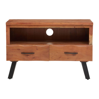 Noosa & Co. Living Nashik Two Drawer Acacia Media Unit House of Isabella UK