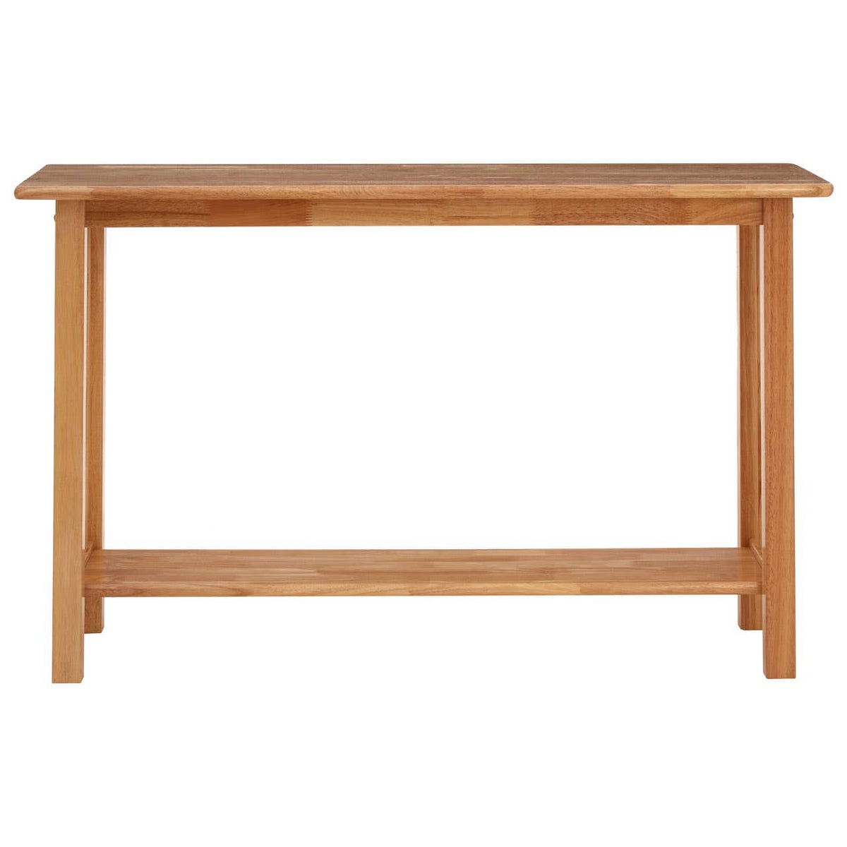 Natural Rectangular Console Table.
