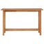 Natural Rectangular Console Table.