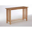 Natural Rectangular Console Table.