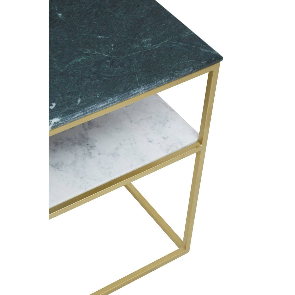 Nirvana Assorted Marble And Gold Frame Console Table.